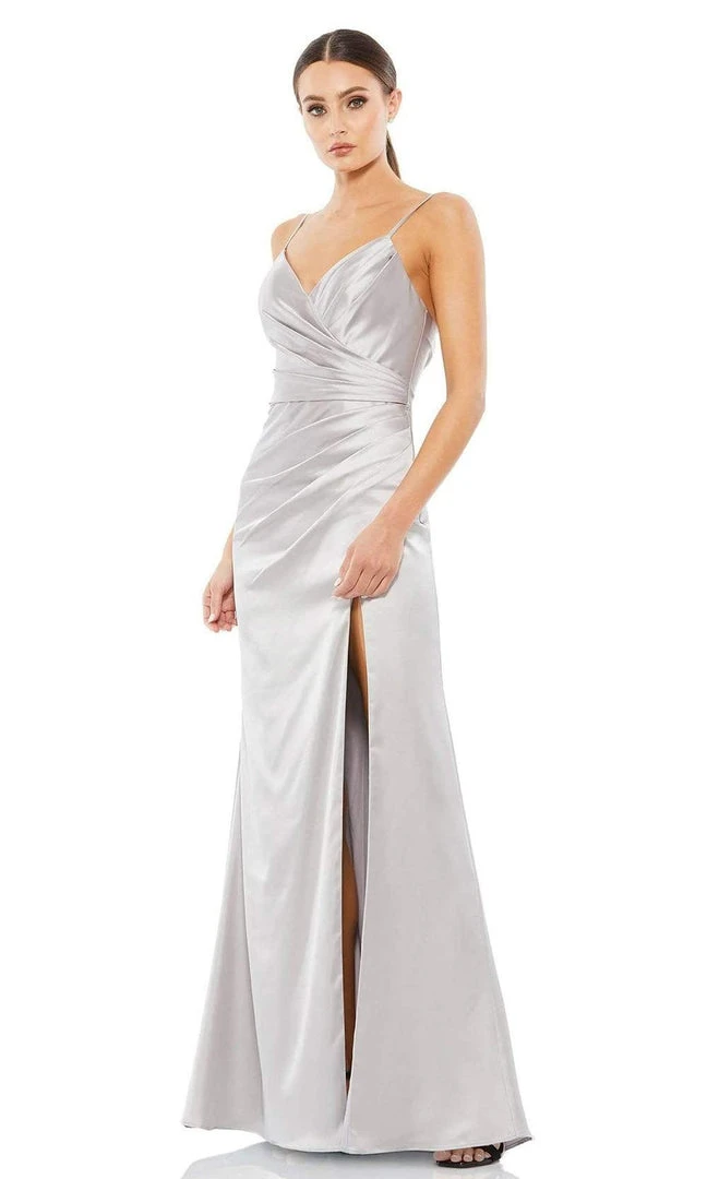 Ieena Duggal - 26585 Wrap Style Sheath Gown 3 Ieena Duggal - 26585 Wrap Style Sheath Gown