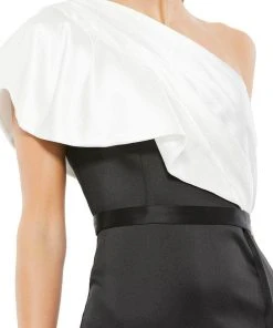 Ieena Duggal 26599 - Sleeveless Asymmetrical Formal Dress