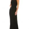 Ieena Duggal - 26618 Bow Ornate Strap Gown 2 Ieena Duggal - 26618 Bow Ornate Strap Gown