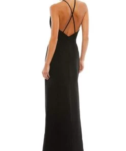 Ieena Duggal - 26618 Bow Ornate Strap Gown