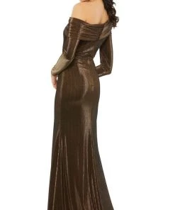 Ieena Duggal - 26660 Asymmetric Pleated Formal Gown 5 Ieena Duggal - 26660 Asymmetric Pleated Formal Gown