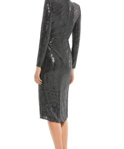 Ieena Duggal 26721 - Jewel Neck Ruched Evening Dress