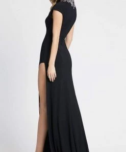 Ieena Duggal - 41018 Jeweled Neck Cap Sleeve Dress 6 Ieena Duggal - 41018 Jeweled Neck Cap Sleeve Dress