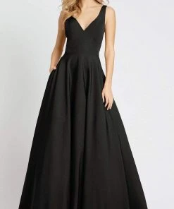 Ieena Duggal - 48924 Sleeveless V-Neck A-Line Gown 8 Ieena Duggal - 48924 Sleeveless V-Neck A-Line Gown