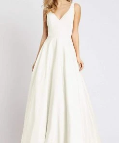 Ieena Duggal - 48924 Sleeveless V-Neck A-Line Gown 9 Ieena Duggal - 48924 Sleeveless V-Neck A-Line Gown