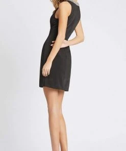 Ieena Duggal - 49280 Beaded Jewel Neck Sheath Dress