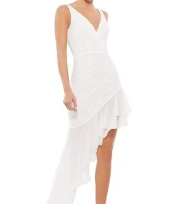 Ieena Duggal - 49487I Sleeveless Asymmetrical Hem Gown 11 Ieena Duggal - 49487I Sleeveless Asymmetrical Hem Gown