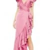 Ieena Duggal 49529 - High-Low Ruffled Side Formal Gown 1 Ieena Duggal 49529 - High-Low Ruffled Side Formal Gown