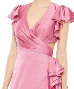 Ieena Duggal 49529 - High-Low Ruffled Side Formal Gown 7 Ieena Duggal 49529 - High-Low Ruffled Side Formal Gown