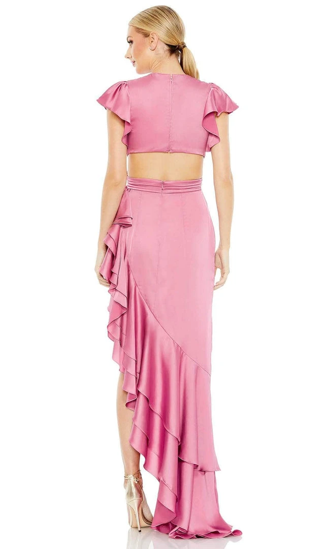 Ieena Duggal 49529 - High-Low Ruffled Side Formal Gown 4 Ieena Duggal 49529 - High-Low Ruffled Side Formal Gown