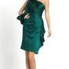 Ieena Duggal - 55336 Asymmetric Taffeta Ruched Dress 1 Ieena Duggal - 55336 Asymmetric Taffeta Ruched Dress