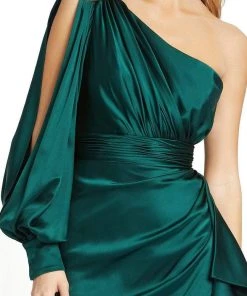 Ieena Duggal - 55336 Asymmetric Taffeta Ruched Dress 7 Ieena Duggal - 55336 Asymmetric Taffeta Ruched Dress