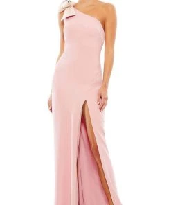 Ieena Duggal 55707 - Asymmetric Ribbon On One-Shoulder Formal Dress 12 Ieena Duggal 55707 - Asymmetric Ribbon On One-Shoulder Formal Dress