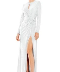 Ieena Duggal 55708 - Keyhole Neckline Long Sleeved Dress 17 Ieena Duggal 55708 - Keyhole Neckline Long Sleeved Dress