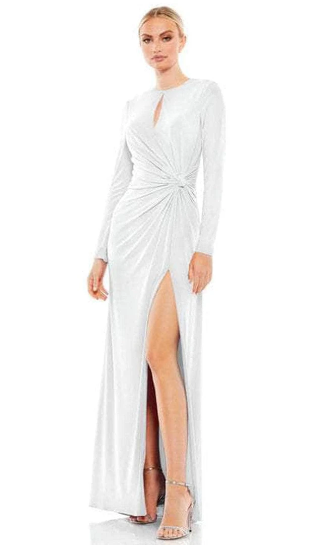 Ieena Duggal 55708 - Keyhole Neckline Long Sleeved Dress 10 Ieena Duggal 55708 - Keyhole Neckline Long Sleeved Dress