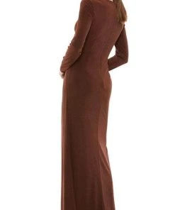 Ieena Duggal 55708 - Keyhole Neckline Long Sleeved Dress 15 Ieena Duggal 55708 - Keyhole Neckline Long Sleeved Dress