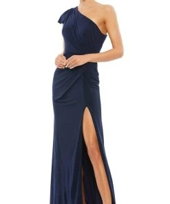 Ieena Duggal - 67858I Asymmetrical Sheath Evening Dress
