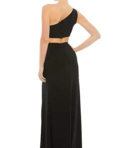 Ieena Duggal - 67937I One Shoulder Cutout High Slit Dress 11 Ieena Duggal - 67937I One Shoulder Cutout High Slit Dress