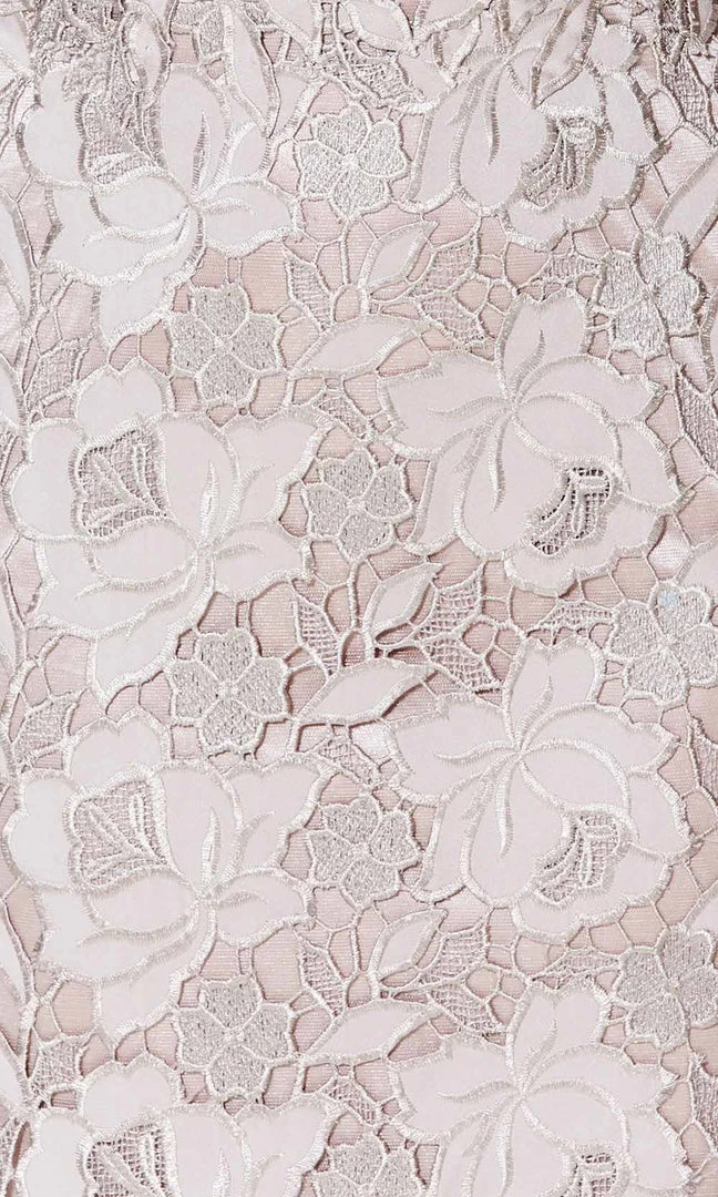 Ivonne D For Mon Cheri Ivonne D 122D65 - Embroidered Crepe Laced Evening Gown 6 Ivonne D For Mon Cheri Ivonne D 122D65 - Embroidered Crepe Laced Evening Gown