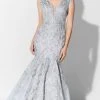 Ivonne D 122D66 - Scallop Lace Evening Gown