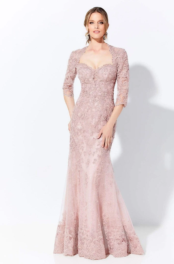 Ivonne D By Mon Cheri - 120D05W Queen Anne Embroidered Long Dress 4 Ivonne D By Mon Cheri - 120D05W Queen Anne Embroidered Long Dress