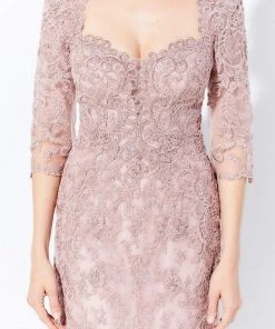 Ivonne D By Mon Cheri - 120D05W Queen Anne Embroidered Long Dress 11 Ivonne D By Mon Cheri - 120D05W Queen Anne Embroidered Long Dress