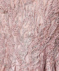 Ivonne D By Mon Cheri - 120D10 Embroidered Lace Pleated A-Line Gown 25 Ivonne D By Mon Cheri - 120D10 Embroidered Lace Pleated A-Line Gown