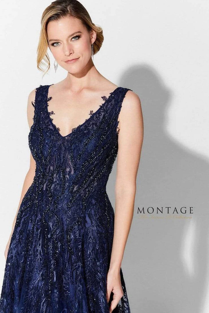 Ivonne D By Mon Cheri - 120D10 Embroidered Lace Pleated A-Line Gown 16 Ivonne D By Mon Cheri - 120D10 Embroidered Lace Pleated A-Line Gown