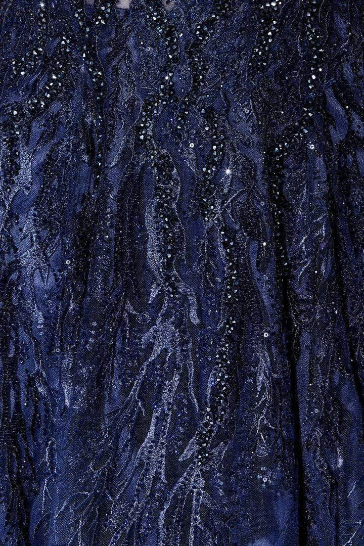 Ivonne D By Mon Cheri - 120D10 Embroidered Lace Pleated A-Line Gown 17 Ivonne D By Mon Cheri - 120D10 Embroidered Lace Pleated A-Line Gown