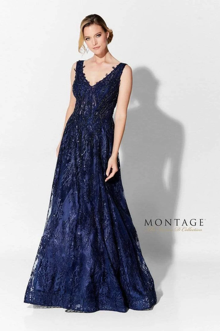 Ivonne D By Mon Cheri - 120D10 Embroidered Lace Pleated A-Line Gown 15 Ivonne D By Mon Cheri - 120D10 Embroidered Lace Pleated A-Line Gown