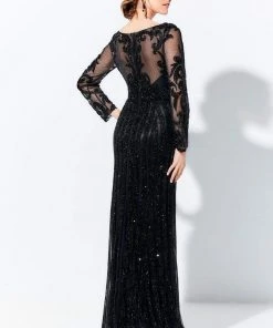 Ivonne D For Mon Cheri Ivonne D By Mon Cheri - 120D11 Stone Embellished Lace Dress