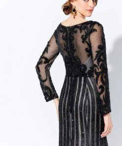 Ivonne D For Mon Cheri Ivonne D By Mon Cheri - 120D11 Stone Embellished Lace Dress