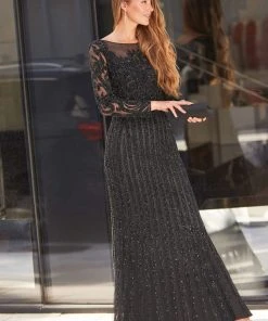 Ivonne D For Mon Cheri Ivonne D By Mon Cheri - 120D11 Stone Embellished Lace Dress