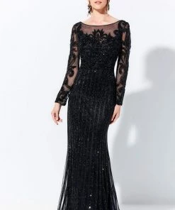 Ivonne D For Mon Cheri Ivonne D By Mon Cheri - 120D11 Stone Embellished Lace Dress