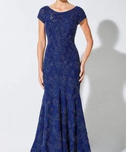 Ivonne D By Mon Cheri - Bateau Fit And Flare Evening Dress