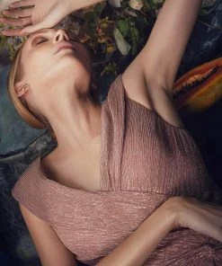 Janique 210622 - Cap Sleeve V-neck Evening Dress 10 Janique 210622 - Cap Sleeve V-neck Evening Dress