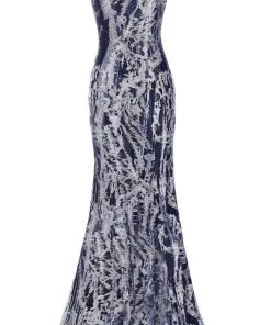 Janique - 62125 Metallic Ombre Trumpet Gown 8 Janique - 62125 Metallic Ombre Trumpet Gown