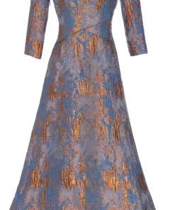 Janique 7621 - Off-shoulder Sweetheart Neck Evening Dress