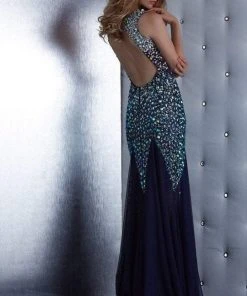 Jasz Couture - 4614 Dress In Midnight