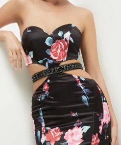 Jasz Couture - Floral Strapless Mermaid Gown 5917 8 Jasz Couture - Floral Strapless Mermaid Gown 5917