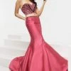 Jasz Couture - Two-Piece Strapless Mermaid Gown 6082