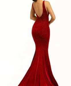 Johnathan Kayne - 2308 Fitted Trumpet Evening Dress