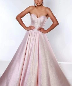Johnathan Kayne - 2411 Sweetheart Metallic Ballgown 7 Johnathan Kayne - 2411 Sweetheart Metallic Ballgown