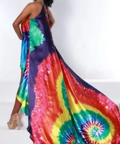 Johnathan Kayne - 2446 Multi-Color Halter Romper 5 Johnathan Kayne - 2446 Multi-Color Halter Romper