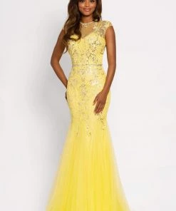 Johnathan Kayne - 9039 Jeweled Cap Sleeve Illusion Gown 20 Johnathan Kayne - 9039 Jeweled Cap Sleeve Illusion Gown