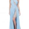 Jovani 02114 - Asymmetric Long Dress