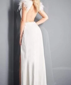 Jovani - 02833 Embellished High Neck Sheath Dress 6 Jovani - 02833 Embellished High Neck Sheath Dress