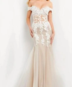 Jovani 02861 - Sweetheart Embroidered Evening Gown