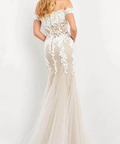 Jovani 02861 - Sweetheart Embroidered Evening Gown