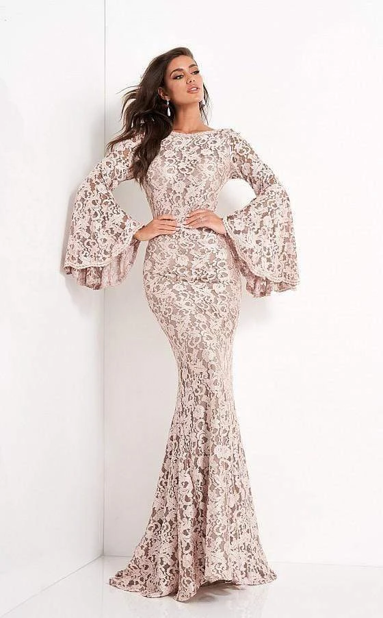 Jovani 03352 - Lace Long Formal Dress 7 Jovani 03352 - Lace Long Formal Dress